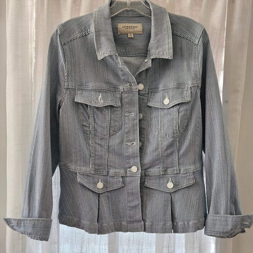 Peplum Denim Jacket